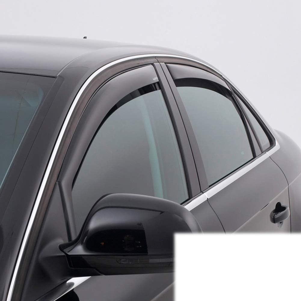 ClimAir Car Comfort Windabweiser Master Schwarz (Hinten) kompatibel mit Skoda Scala (NW) HB 5-türer