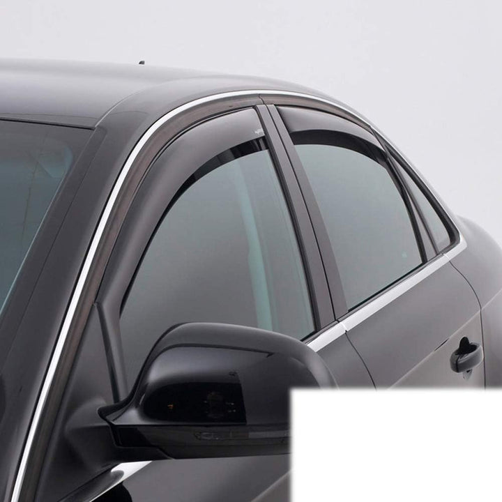 ClimAir Car Comfort Windabweiser Master Schwarz (Hinten) kompatibel mit Skoda Scala (NW) HB 5-türer