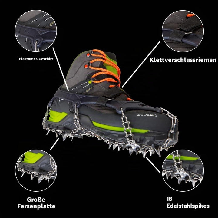 Salewa PUEZ MTN Spike Crampon S BLACK NIGHT, S BLACK NIGHT