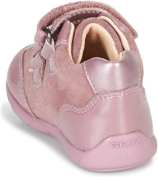 Geox Baby-Mädchen B Kaytan A First Steps 24 EU Pink Dk Pink C8006, 24 EU Pink Dk Pink C8006