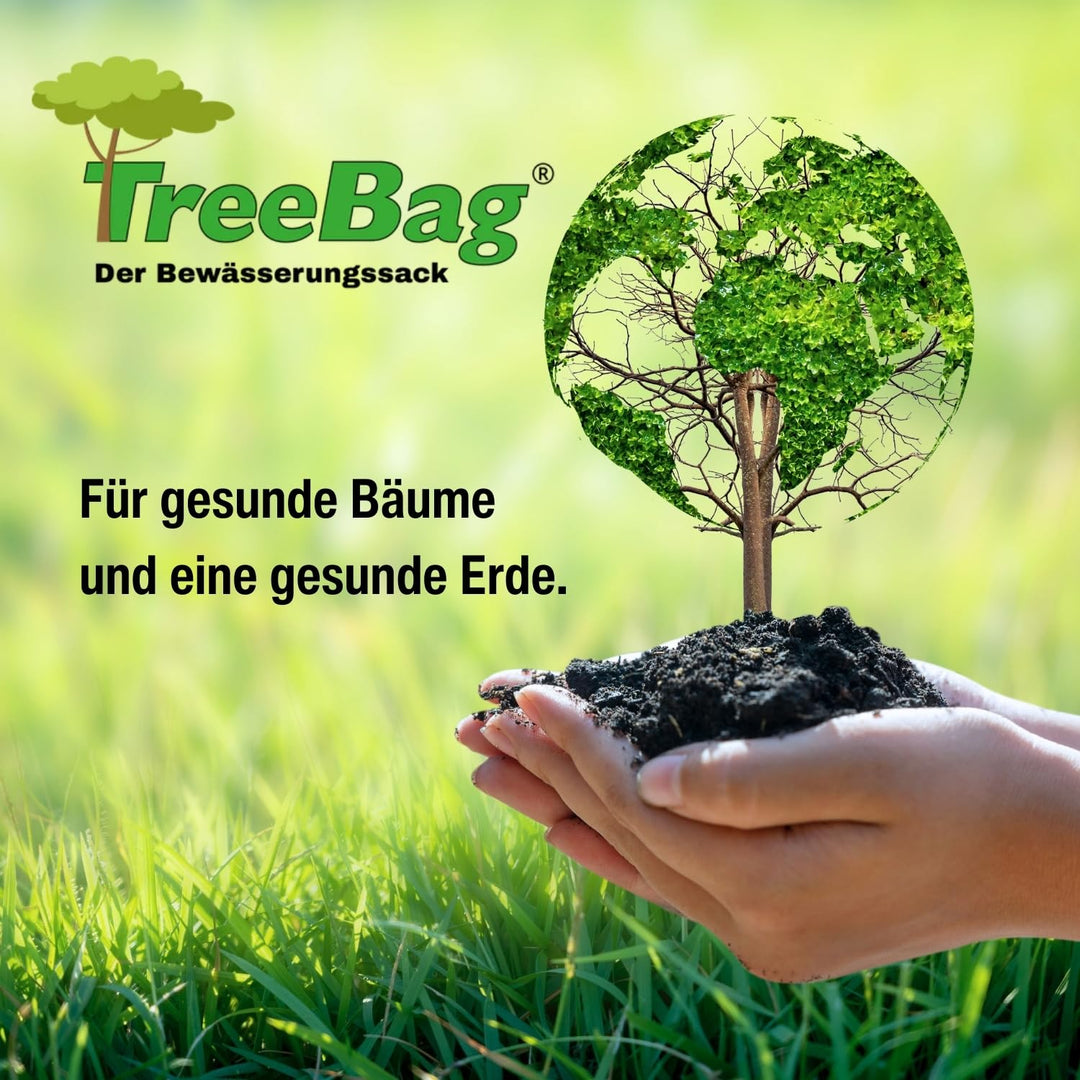Wassersack für Bäume 10 x 75L – UV-stabiler Baumbewässerungssack aus PVC – Effektiver Bewässerungssa