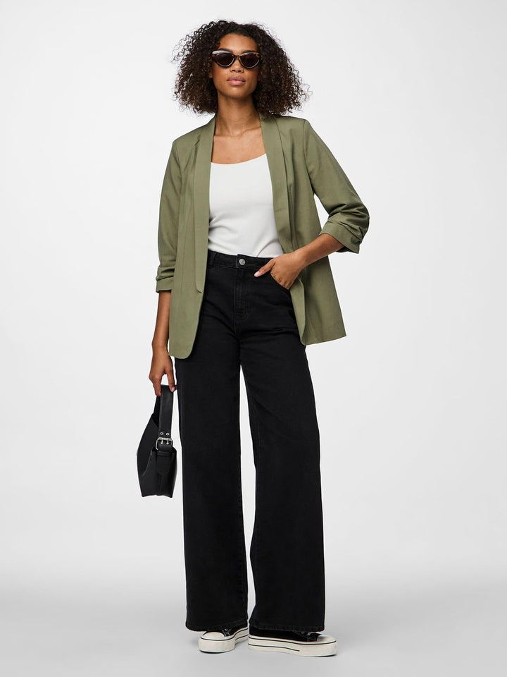 PIECES Female Blazer PCBOSELLA XL Deep Lichen Green, XL Deep Lichen Green