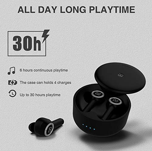 Monster MH21901 137146-00 Clarity 102 Bluetooth Kopfhoerer In Ear Headset, Schweissresistent, Wasser
