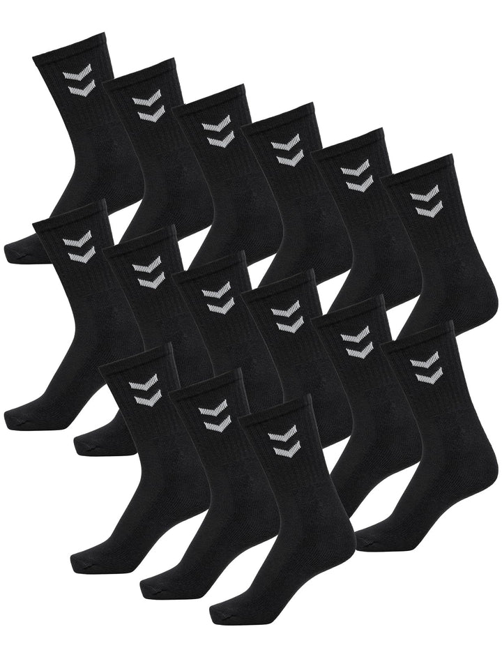 hummel Unisex Sportsocken Basic - 15er Pack 32-35 Black (2001), 32-35 Black (2001)