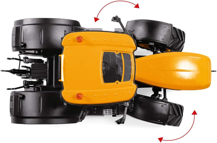 WIKING 077848 JCB Fastrac 8330 Modelltraktor, 1:32, Metall/Kunststoff, Ab 14 Jahre, Viele Funktionen