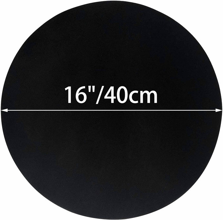 OSVINO BBQ Grillmatte 5er Set – Antihaft BBQ Unterlage aus Teflon, rund (40cm Durchmesser) für Grill