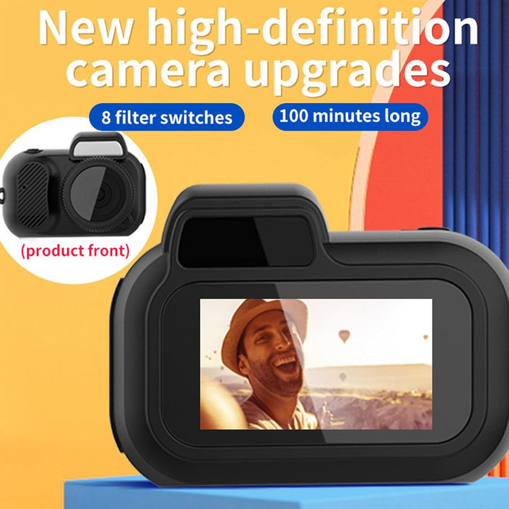 Digitalkamera, 2 MP Ultra HD 160° Weitwinkel-Farbbildschirm, 180 MAh Tragbare Kinderkamera mit Armba