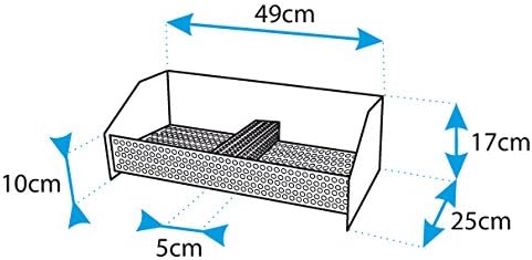 Imex El-Zorro 71417 Korb Herdplatte Pellet, 49 x 25 x