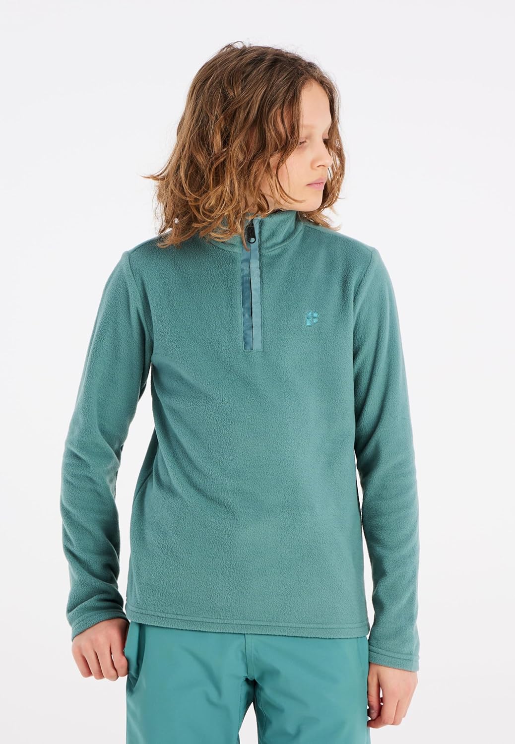 Protest Jungen 1/4-reissverschluss PERFECTY JR Atlantic Green 116, Atlantic Green 116