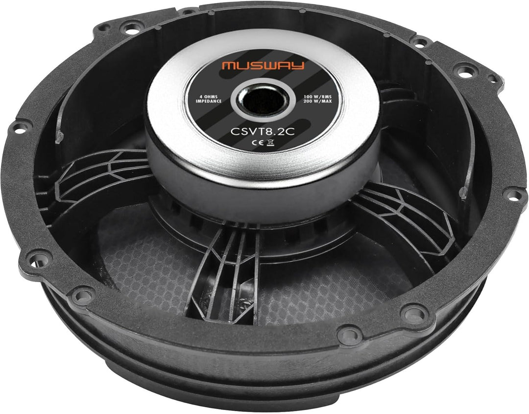 Musway CSVT8.2C | 20 cm (8') Fahrzeugspezifisches Lautsprecher System für Volkswagen T5 / T6 Vans