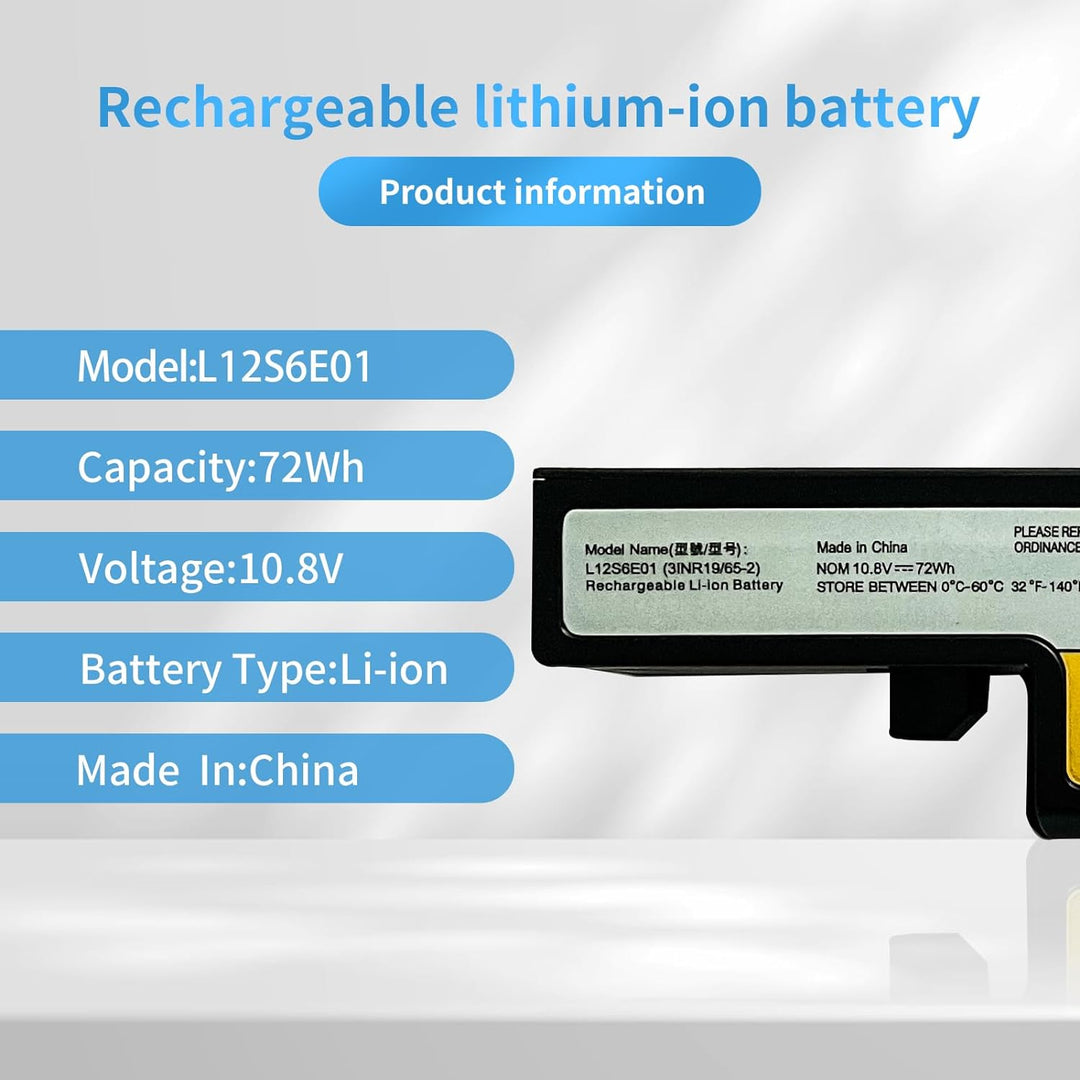 L11S6R01 L11L6R02 L12L6E01 L12S6A01 L12S6E01 3ICR19/65-2 3INR19/66-2 Laptop Batterie Ersatz für Leno