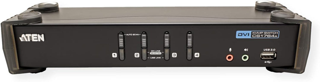 ATEN CS1764A KVM-Switch, USB, DVI, Sound