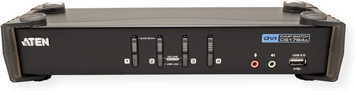 ATEN CS1764A KVM-Switch, USB, DVI, Sound