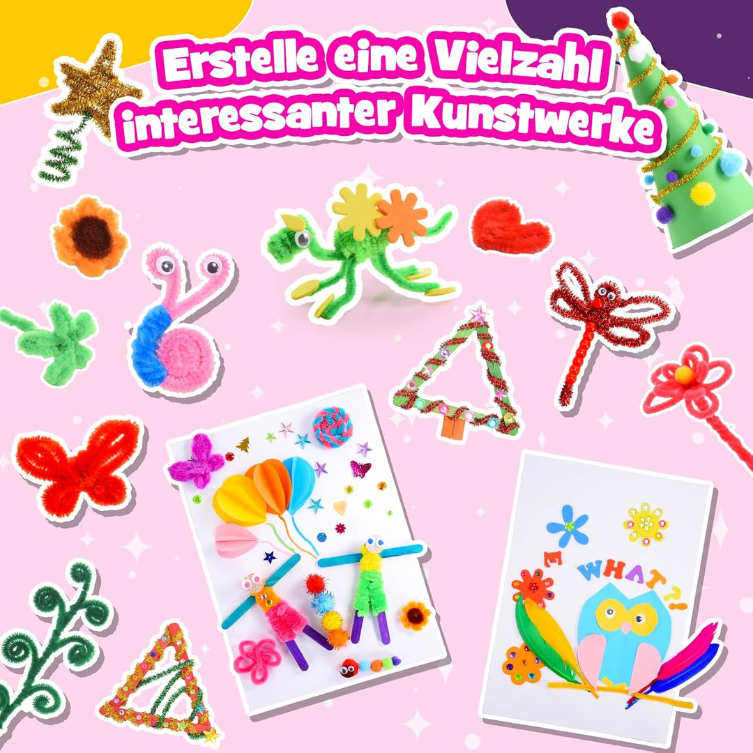 Bastelset Kinder ab 3-12 Jahre Spielzeug ab 3-12 Jahre Mädchen Geschenke 3-12 Jahre Bastelset Kinder
