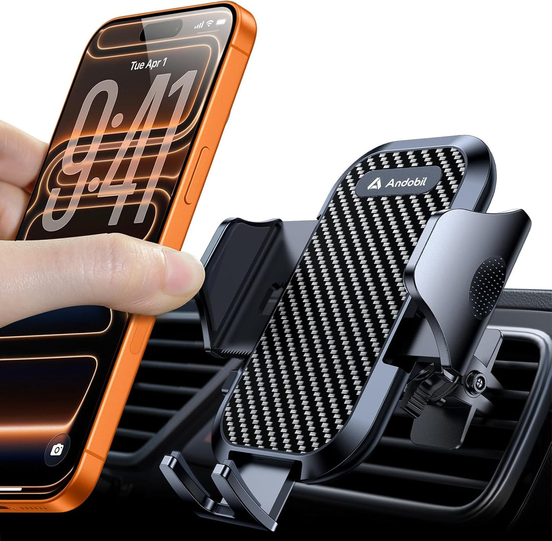 andobil Handyhalterung Auto Handy Halterung Lüftung mit 2023 Upgrade Lüftungsclip Kfz Handyhalterung