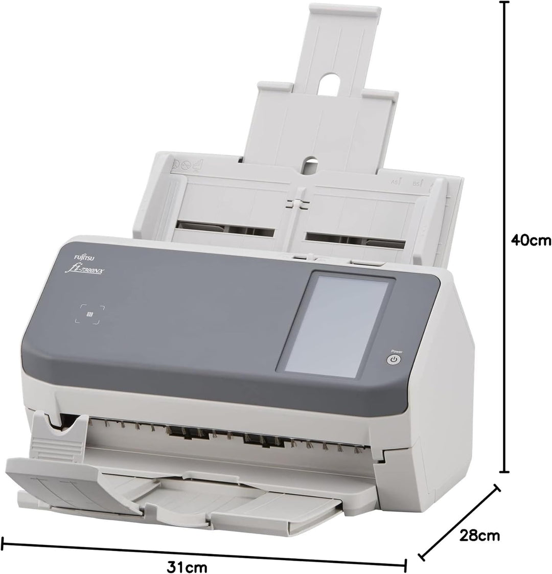 Fujitsu fi-7300NX ADF-Scanner 600 x 600DPI A4 Grau - Weiss, PA03768-B001, Grau/Weiss