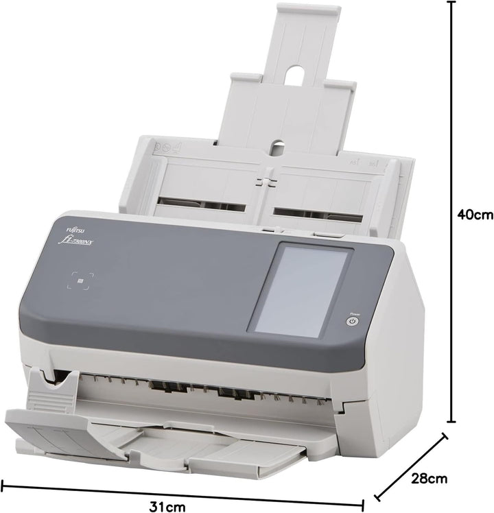 Fujitsu fi-7300NX ADF-Scanner 600 x 600DPI A4 Grau - Weiss, PA03768-B001, Grau/Weiss