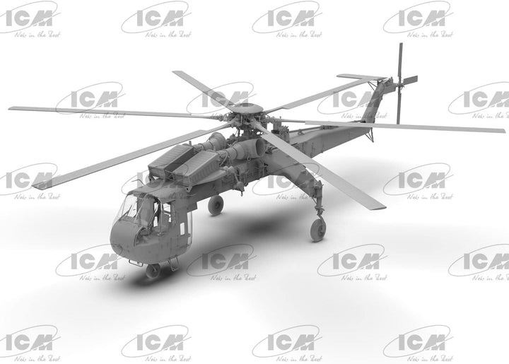 ICM - Modell Hubschrauber Sikorsky Ch-54a Tarhe Us Heavy Helicopter 53054 1/35. Modell Panzer Promo