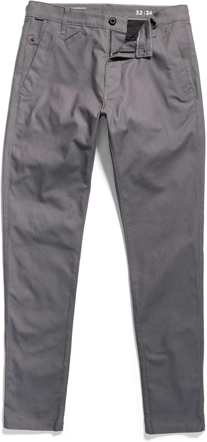 G-STAR Herren Bronson Slim Chino 30W / 34L Grau (Granite D21038-d305-1468), 30W / 34L Grau (Granite