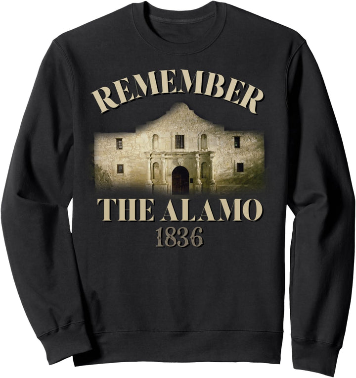 Remember the Alamo Souvenir History Sweatshirt