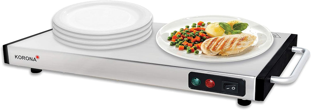 Korona 59500 Warmhalteplatte 1100 Watt max. zum Warmhalten von Speisen | kabellos nutzbar | 40 x 20