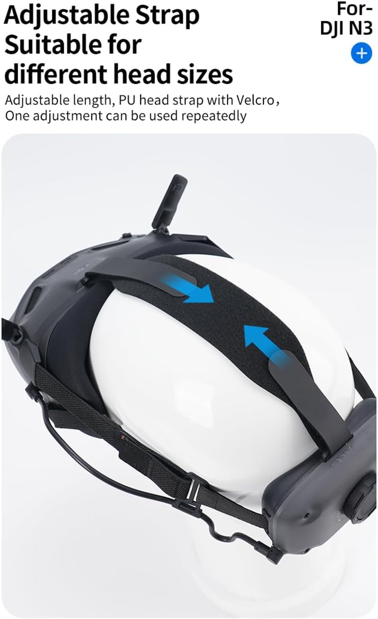 Kopfband-Gurt für DJI Goggles N3, einfach zu tragen, bequem, Kopfband-Gürtel, Dekompressionskopfband