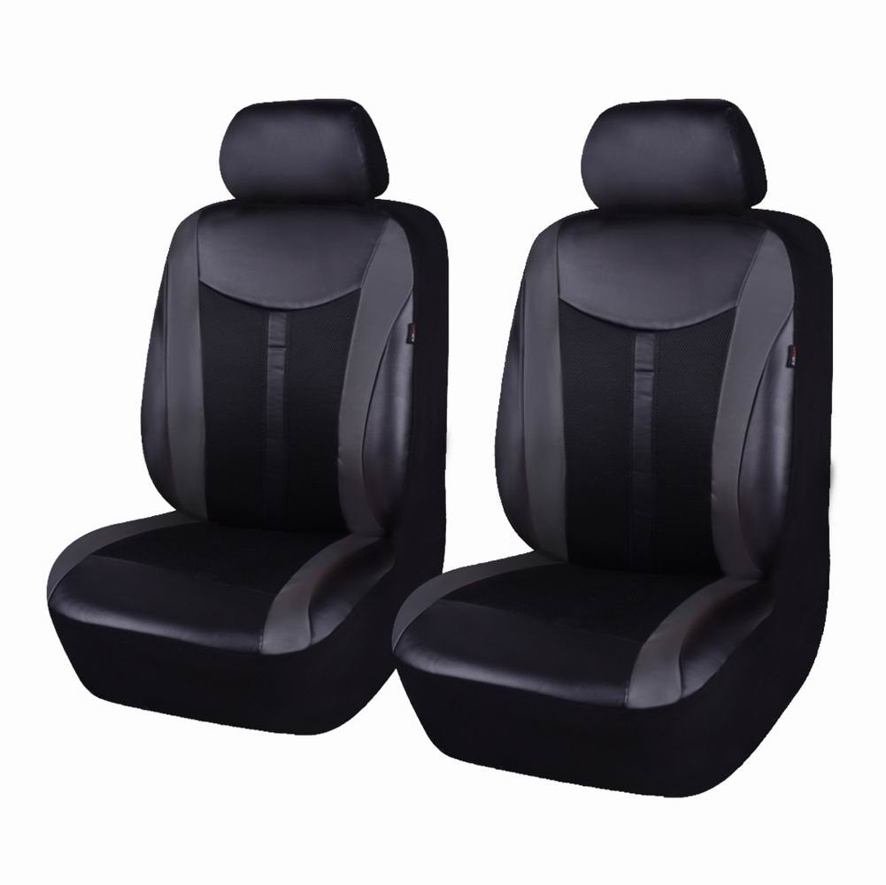 Flying Banner Pu Leder Und Mesh Ermöglicht Universelle Auto Sitzbezüge Sets Sit Airbag Kompatibel (S