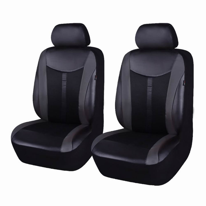 Flying Banner Pu Leder Und Mesh Ermöglicht Universelle Auto Sitzbezüge Sets Sit Airbag Kompatibel (S