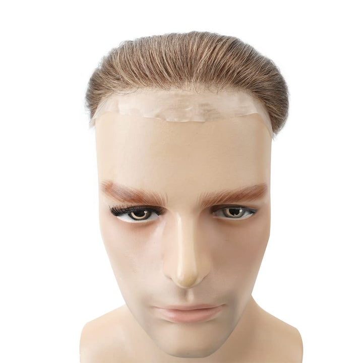 Lordhair Toupet Herren,100% Europäisches Echthaar Herren Toupet Echthaar,V-LOOP Skin Toupet Herren,T