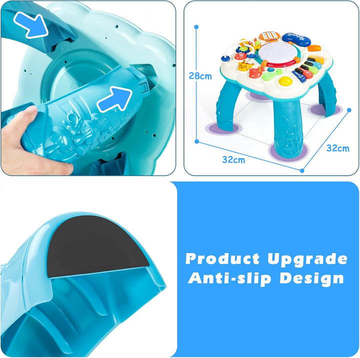 Spielzeug ab 1 Jahr - Spieltisch Kinderspielzeug ab 1 Jahr mit Licht Musik Baby Spielzeug ab 1 Jahre