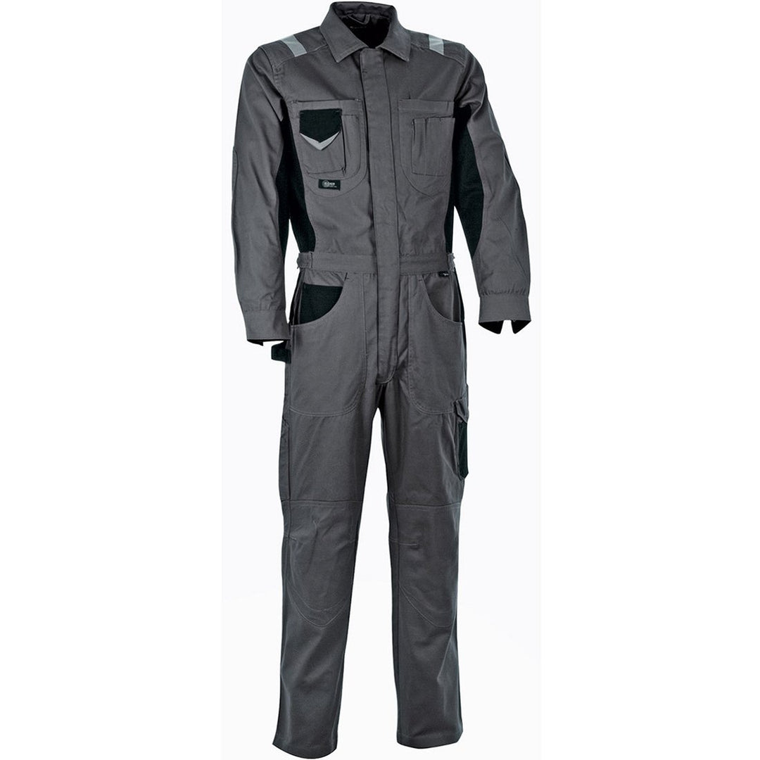 Cofra V067-0-04.Z54 Arbeits Arbeitsanzug "Hangar", Anthrazit/Schwarz, 54