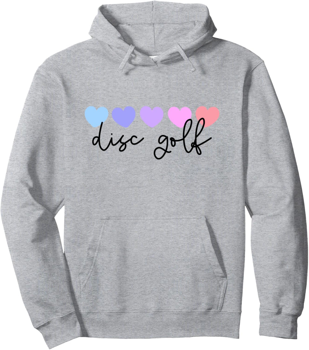 Disc Golf Lover Herz Damen oder Mädchen Pullover Hoodie