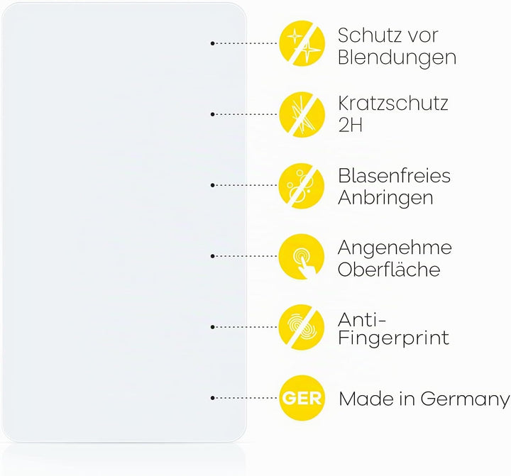 upscreen 27" Entspiegelungs-Schutzfolie für 27,0 Zoll Standardgrössen (68.7 cm) [598 x 336 mm, 16:9]