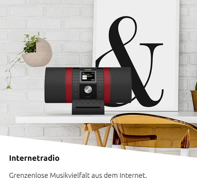 TechniSat MULTYRADIO 4.0 - Internetradio (WLAN Radio, DAB+, UKW, Spotify, Bluetooth, CD-Player, USB,