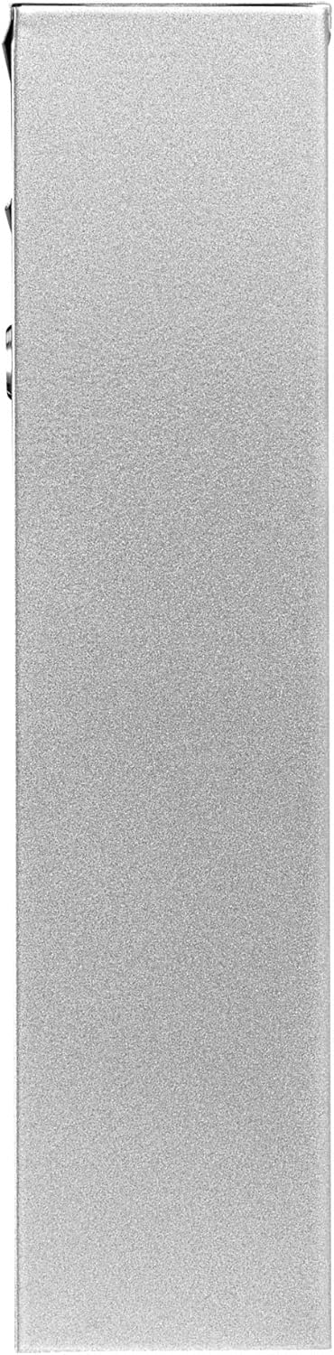 Burg-Wächter Anlagenbriefkasten, A5 Einwurf-Format, Verzinkter Stahl, Pocket 5871 Si, Silber, Silber