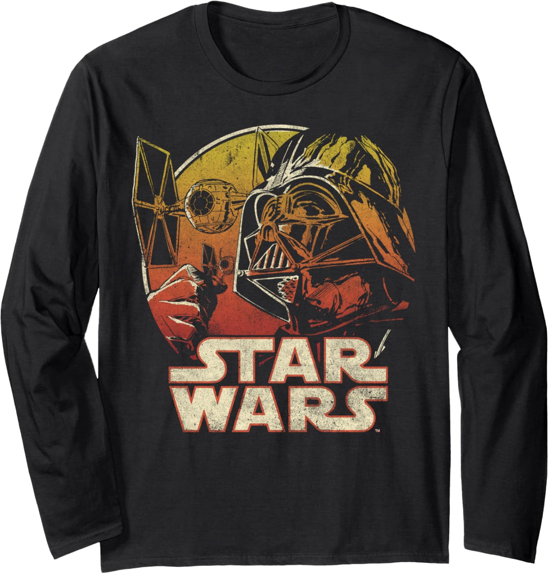 Star Wars Darth Vader Sunset Collage Langarmshirt
