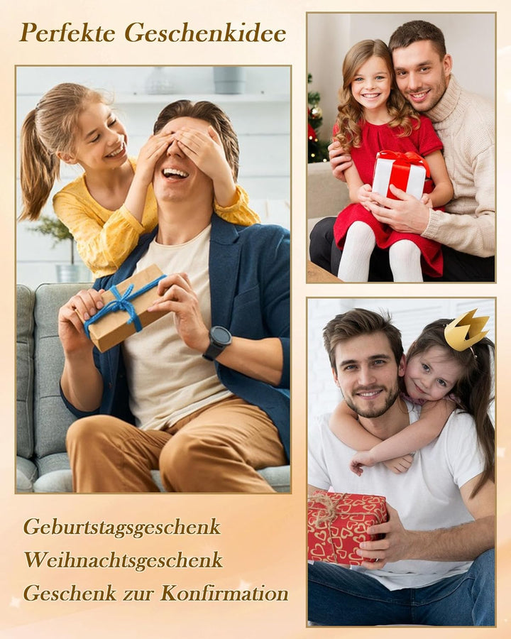 CheersLife Mann Armband Geschenke für Männer lederarmband Herren Geschenk Ehemann Weihnachten Gesche