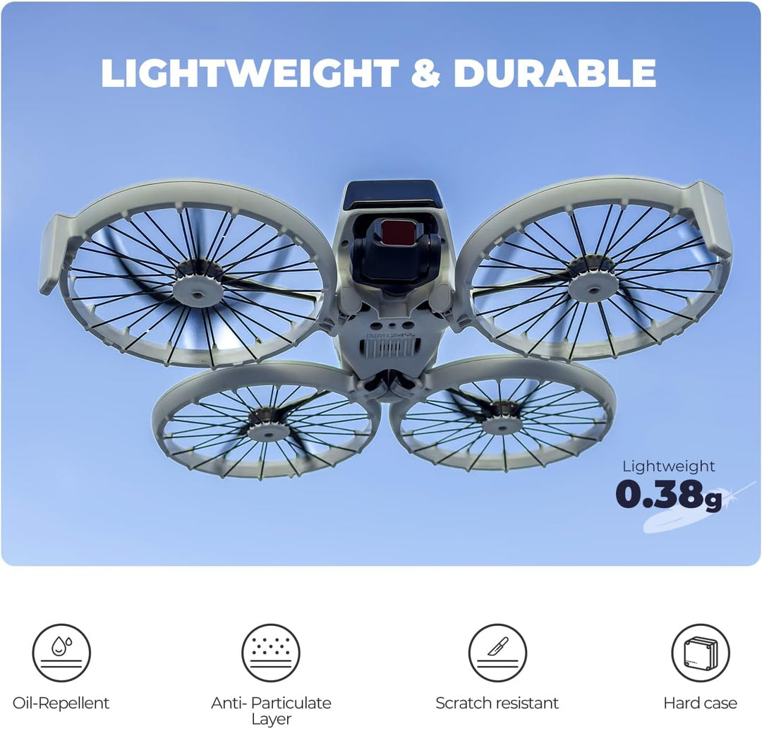 Freewell Bright Day Filter Kit für DJI Flip Drone – ND8/PL, ND16/PL, ND32/PL, ND64/PL, ND1000, UV zu