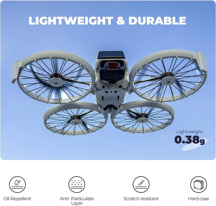 Freewell Bright Day Filter Kit für DJI Flip Drone – ND8/PL, ND16/PL, ND32/PL, ND64/PL, ND1000, UV zu