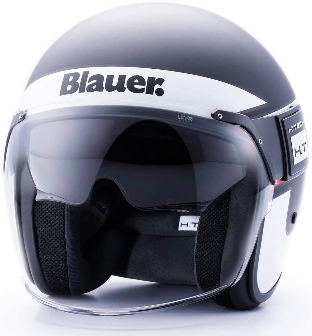 Blouer Helm POD STRIPES L BLACK-WHITE-RED MATT, L BLACK-WHITE-RED MATT