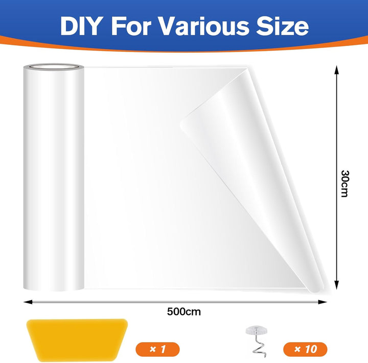 Katze Kratzschutz Tape,5m x 30cm Kratzschutz Sofa Katze,Selbstklebend Kratzfolie Katzen Transparent