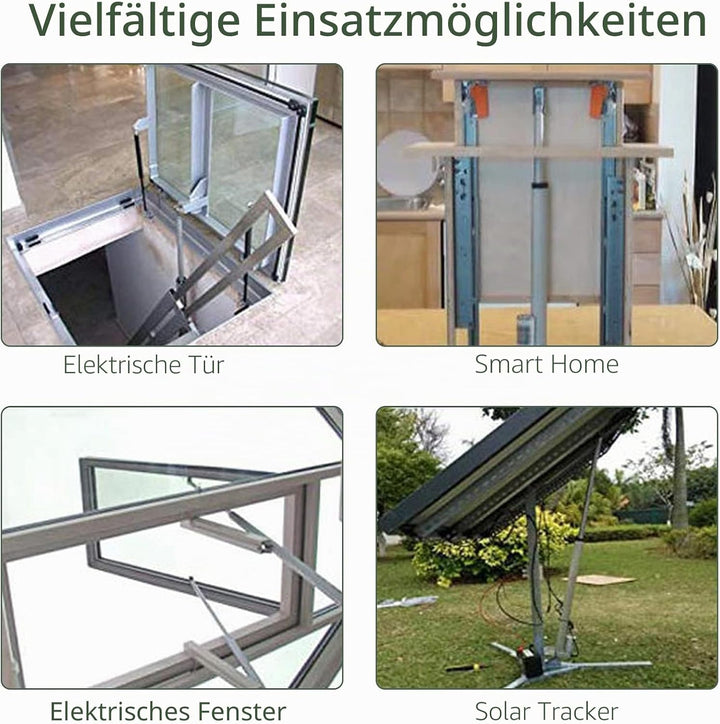 EYPINS Linearantrieb Linearmotor 12V, 1000N 50mm Hub max Linearantrieb, Toröffner Verstellantrieb Li