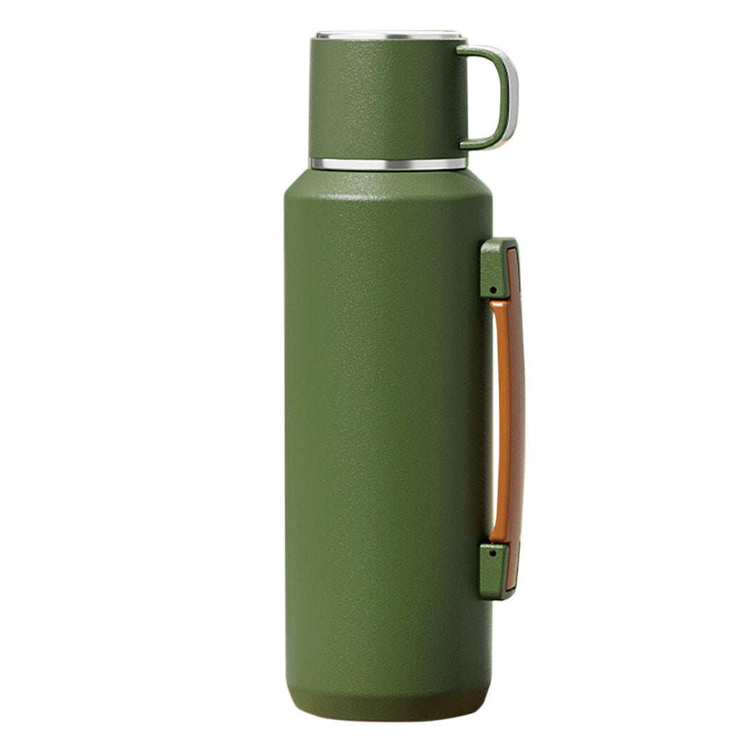 Simcat Vakuumisolierte Wasserflasche aus 316 Edelstahl, Thermoflasche (hält 24 Stunden), Reisebecher