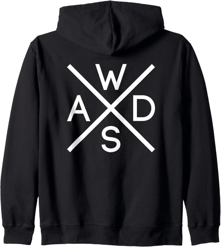 WASD Hardcore Gamer Design für Fans von PC-Spielen & NYHC Kapuzenjacke