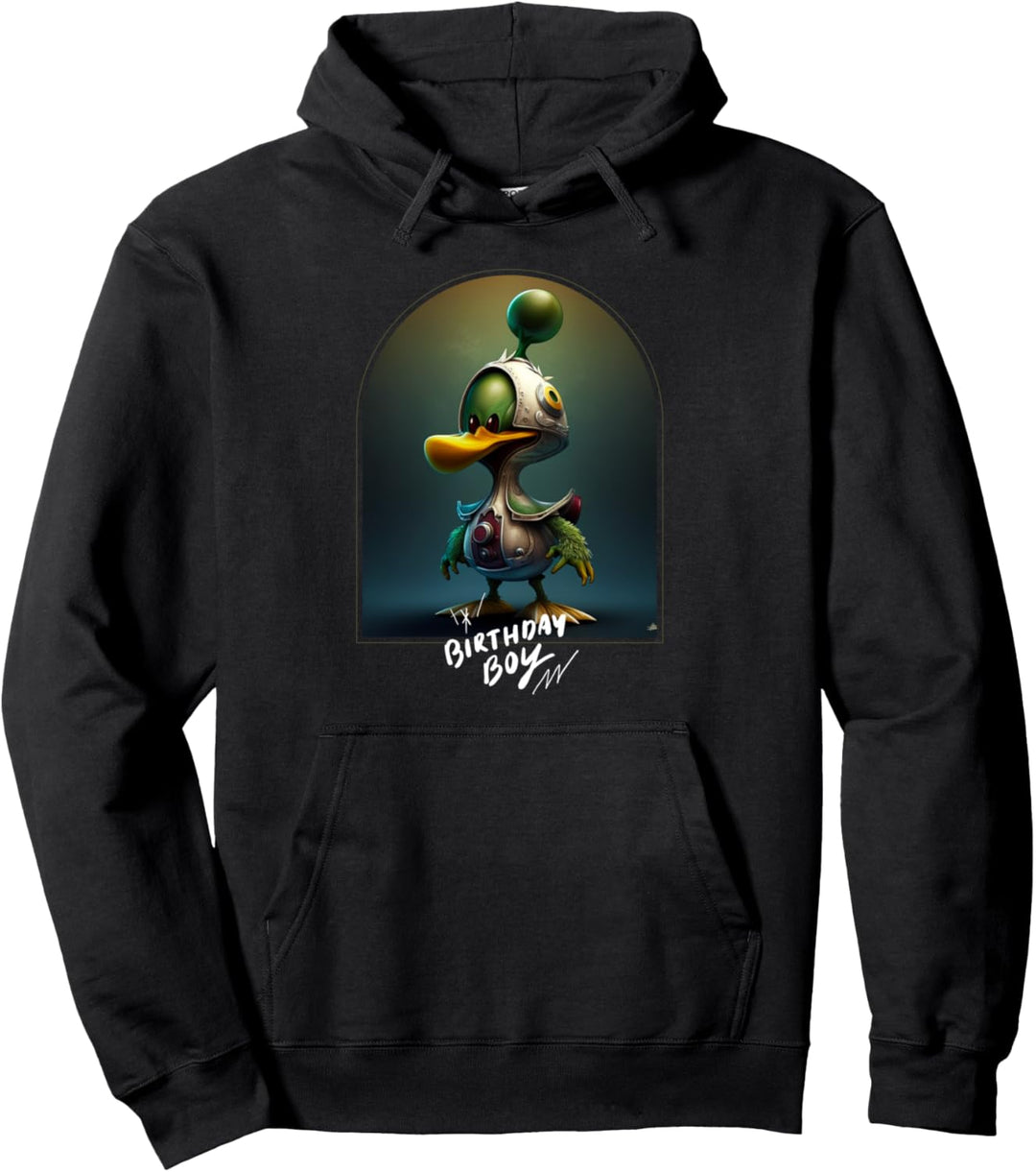 Süsse Aliens T Duck Alien Stirnband Alien Space Birthday Boy Pullover Hoodie