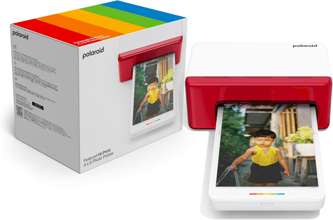 Polaroid - Everything Box Hi Print 4x6 - Bluetooth-Fotodrucker (Drucker + Papierkartusche)