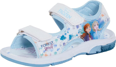 Disney Frozen 2 Mädchen Leuchtende Sportsandalen Kinder Elsa Anna Verstellbare Offene Sommerschuhe m