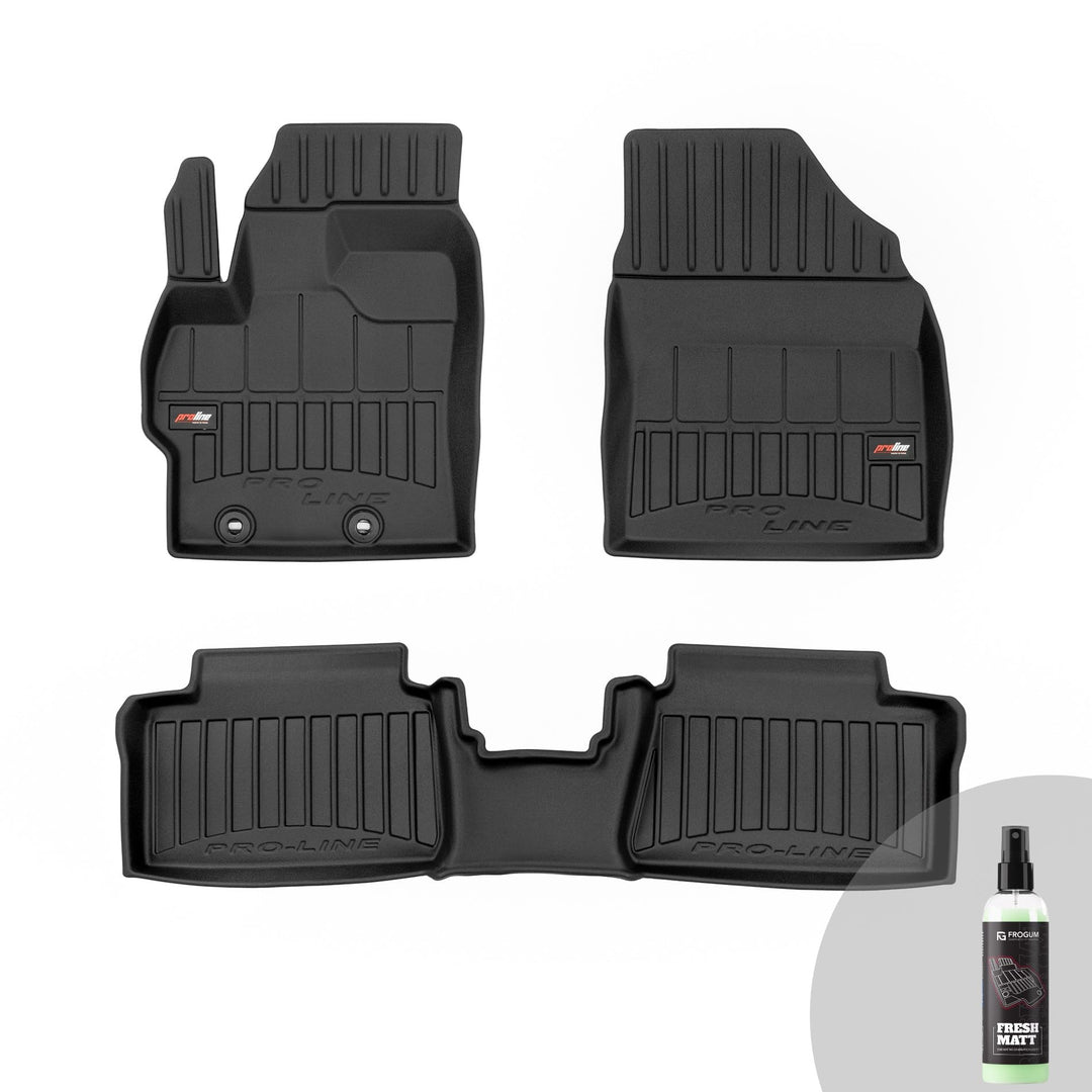FROGUM ProLine 3D Gummimatten Exklusiven Auto Fussmatten Autofussmatten für Toyota Yaris IV ab 2019