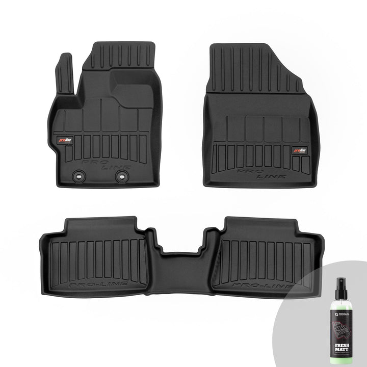 FROGUM ProLine 3D Gummimatten Exklusiven Auto Fussmatten Autofussmatten für Toyota Yaris IV ab 2019