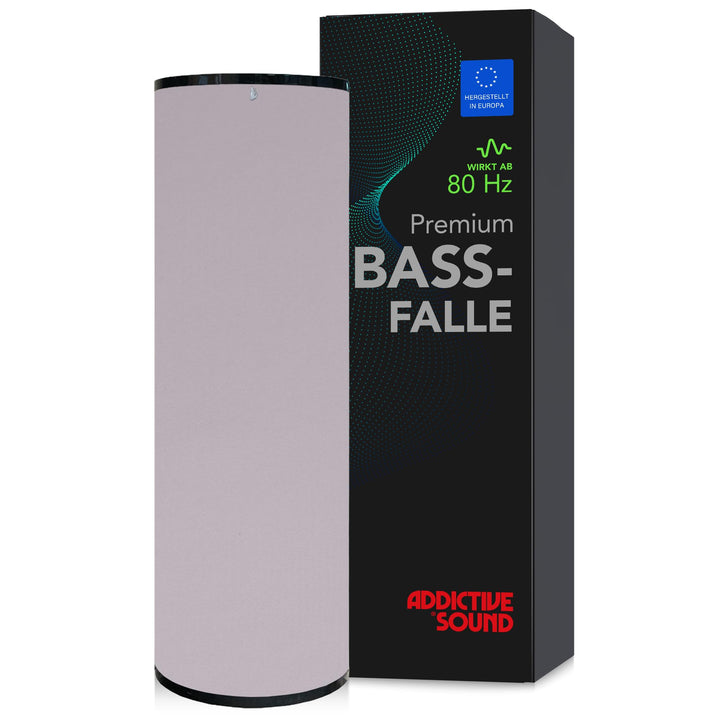 Addictive Sound Premium Schalldämmung Wand 100x30 cm Bassfalle - Akustikpaneele Wand zum Hause, Stud